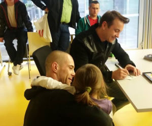Radek Liszewski u chorych dzieci