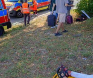 Wypadek na przejeździe kolejowym w Sokolnikach Suchych