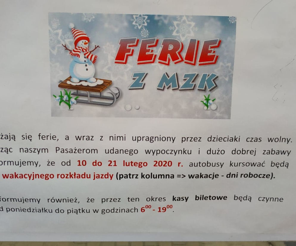 MZK rozkład