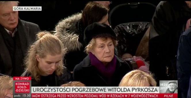 pogrzeb Witolda Pyrkosza, Marcjanna Lelek, Teresa Lipowska