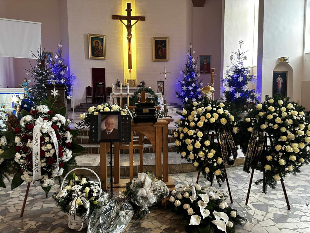 Pogrzeb taksówkarza z Giżycka