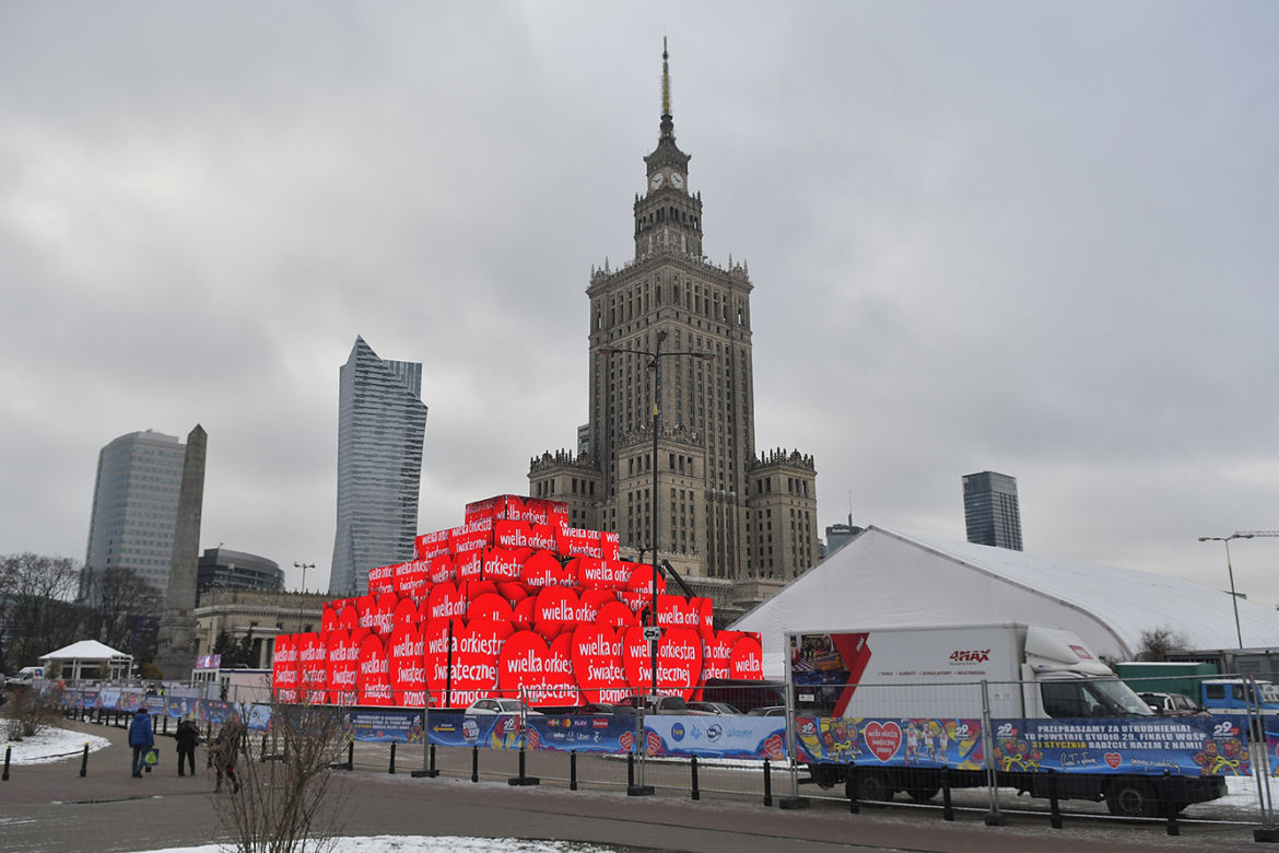 Tak wygląda centrum dowodzenia WOŚP w Warszawie