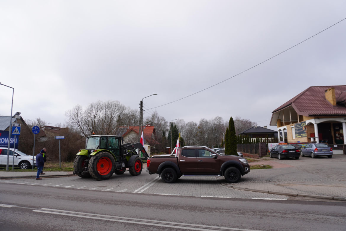Protest rolników wokół Białegostoku - 20 marca 2024