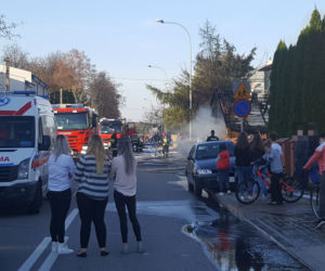 Białystok. Pożar na ul. Boboli 20.10.2019