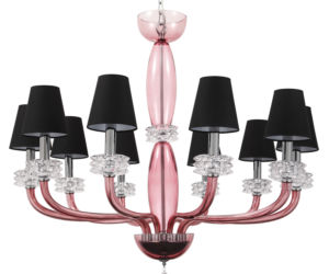 Żyrandol Crystal Star Black