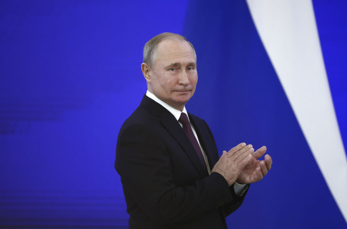 Putin chce rządzić do końca życia