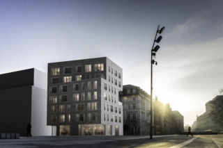 Modrzewskiej 6 we Wrocławiu - pierwotna koncepcja