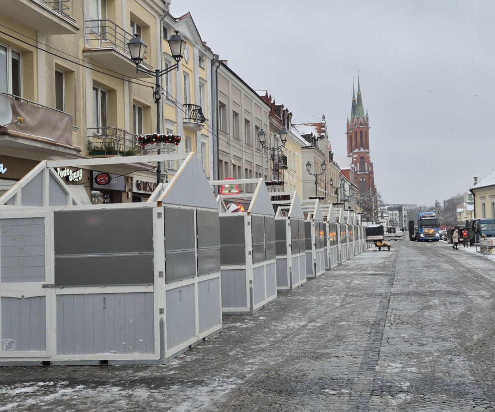 Ozdoby świąteczne oraz jarmark w Białymstoku