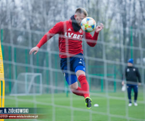 Wisła Kraków - Zagłębie Lubin - trening Wiślaków przed meczem