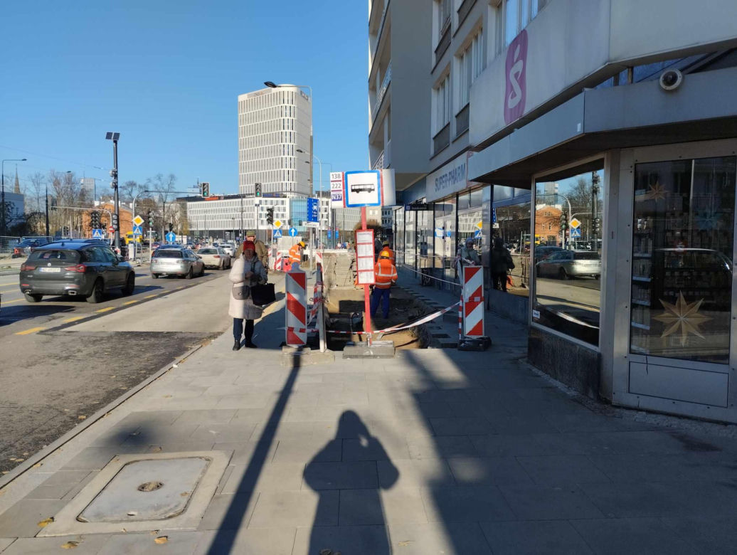 Przystanek na Puławskiej zniknął