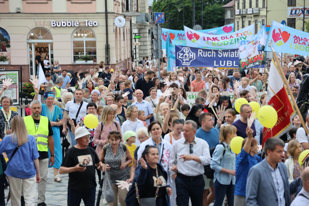 Ulicami Lublina przeszedł Marsz dla Życia i Rodziny 2025