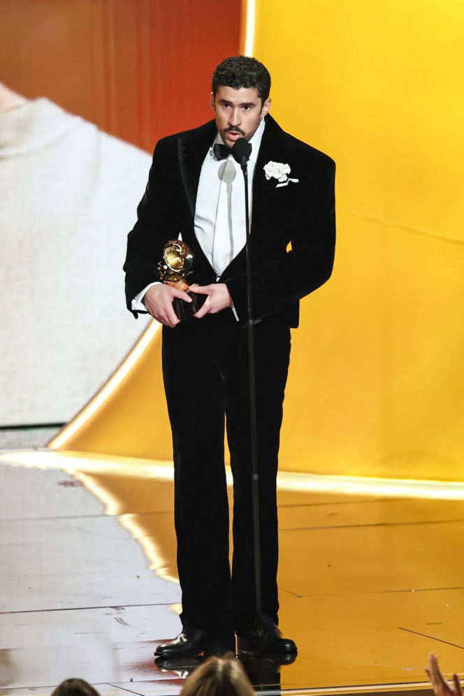 Bad Bunny na gali Grammy 2026