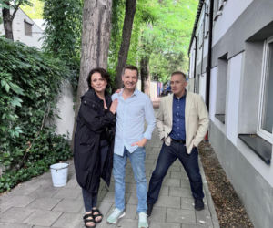 M jak miłość. Paweł (Rafał Mroczek), Artur (Robert Moskwa), Marysia (Małgorzata Pieńkowska)