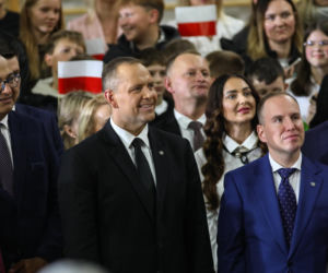 Karol Nawrocki odwiedził Kulesze Kościelne na Podlasiu