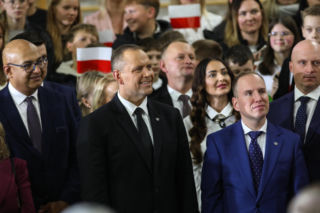 Karol Nawrocki odwiedził Kulesze Kościelne na Podlasiu