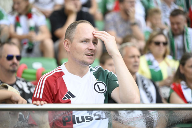 Legia Warszawa - Zagłębie Lubin: Zdjęcia kibiców