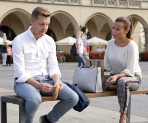 M jak miłość odcinek 1411, Magda (Anna Mucha), Paweł (Rafał Mroczek)