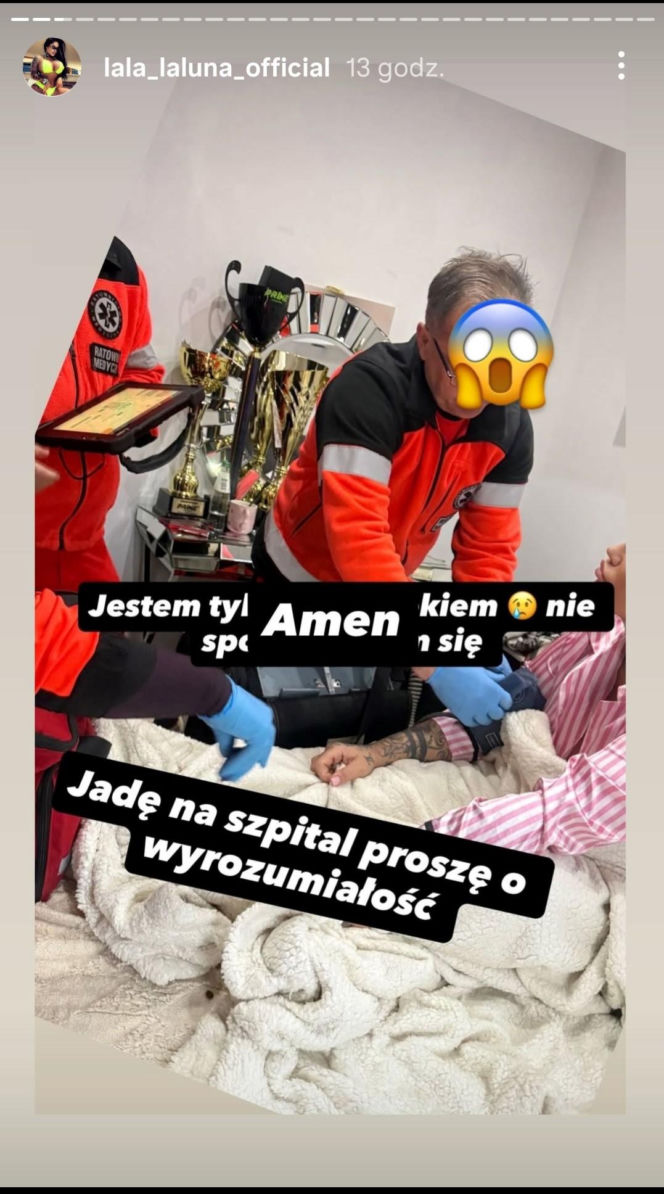 Laluna trafiła do szpitala. "Jestem tylko człowiekiem"