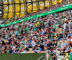 Kibice na meczu Lechia - Brøndby [ZDJĘCIA]
