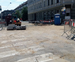Przebudowa ulic w centrum Szczecina - maj 2020