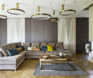 Oświetlenie we wnętrzach - projekt Tissu Architecture