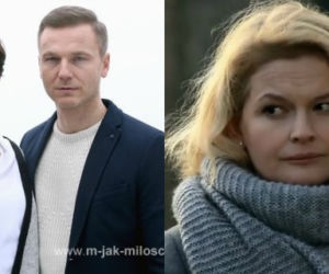M jak miłość. Sonia (Marta Król), Andrzej Budzyński (Krystian Wieczorek), Marta (Dominika Ostałowska)