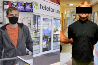 Groził mi glockiem, żebym go nie gonił Napad na sklep z telefonami na Pradze  [ZDJĘCIA]