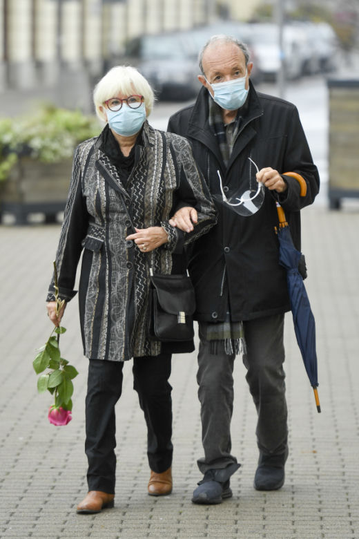 Daniel Passent z żoną Martą Dobromirską-Passent 