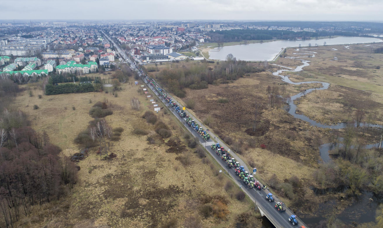 protest rolniczy Siedlce