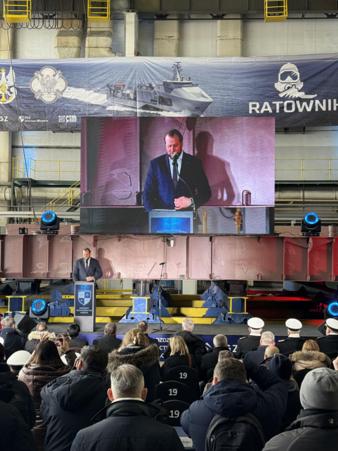 Budowa Ratownika ruszyła na dobre. Nowoczesny okręt wzmocni Marynarkę Wojenną