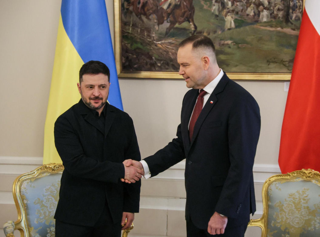 Prezydent Karol Nawrocki odebrał Order Orła Białego prezydentowi Ukrainy Wołodymyrowi Zełeńskiemu