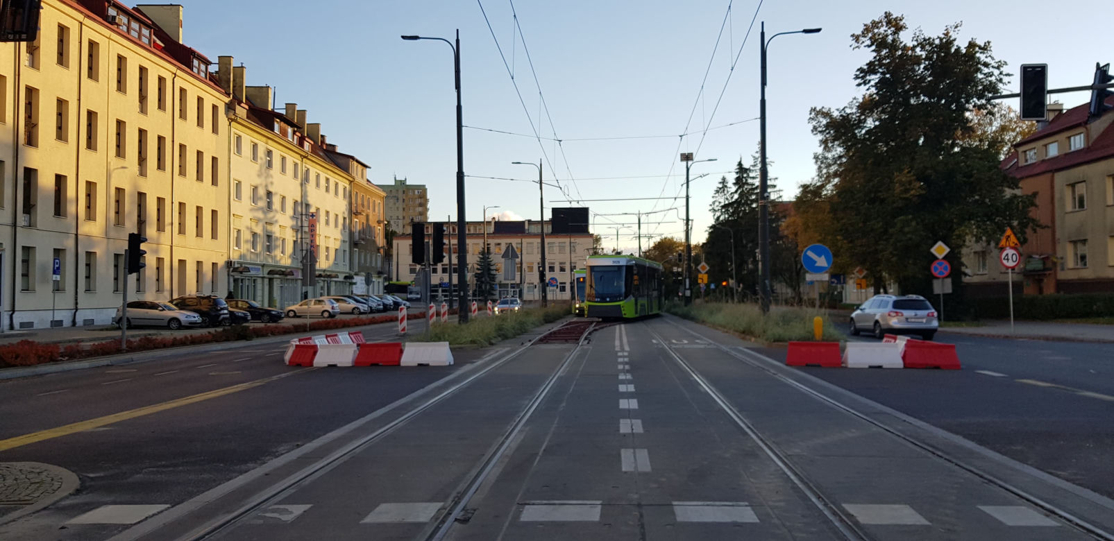 Olsztyn. Skrzyżowanie Piłsudskiego i Kościuszki zamknięte od miesięcy