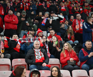 Widzew Łódź - Lech Poznań: Zdjęcia kibiców i zawodników z meczu 24. kolejki PKO BP Ekstraklasy