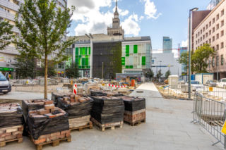 Złota już gotowa, Sienkiewicza wciąż „w proszku”. Jak się zmieni ulica w centrum Warszawy?