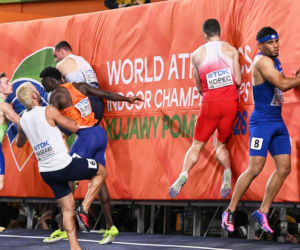 Halowe Mistrzostwa Świata w Lekkoatletyce Kujawy Pomorze 26 w Toruniu. Zdjęcia kibiców i zawodników z 1. dnia imprezy