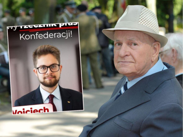 Jan Machulski miał 75 lat, gdy został ojcem. Jego nieślubny syn robi karierę w Konfederacji 