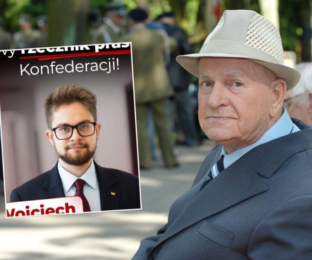 Jan Machulski miał 75 lat, gdy został ojcem. Jego nieślubny syn robi karierę w Konfederacji 
