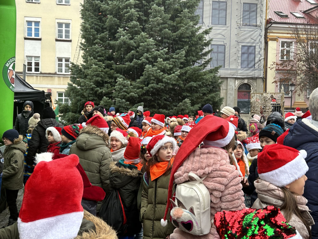 Mikołajki na Placu Wolności w Koninie