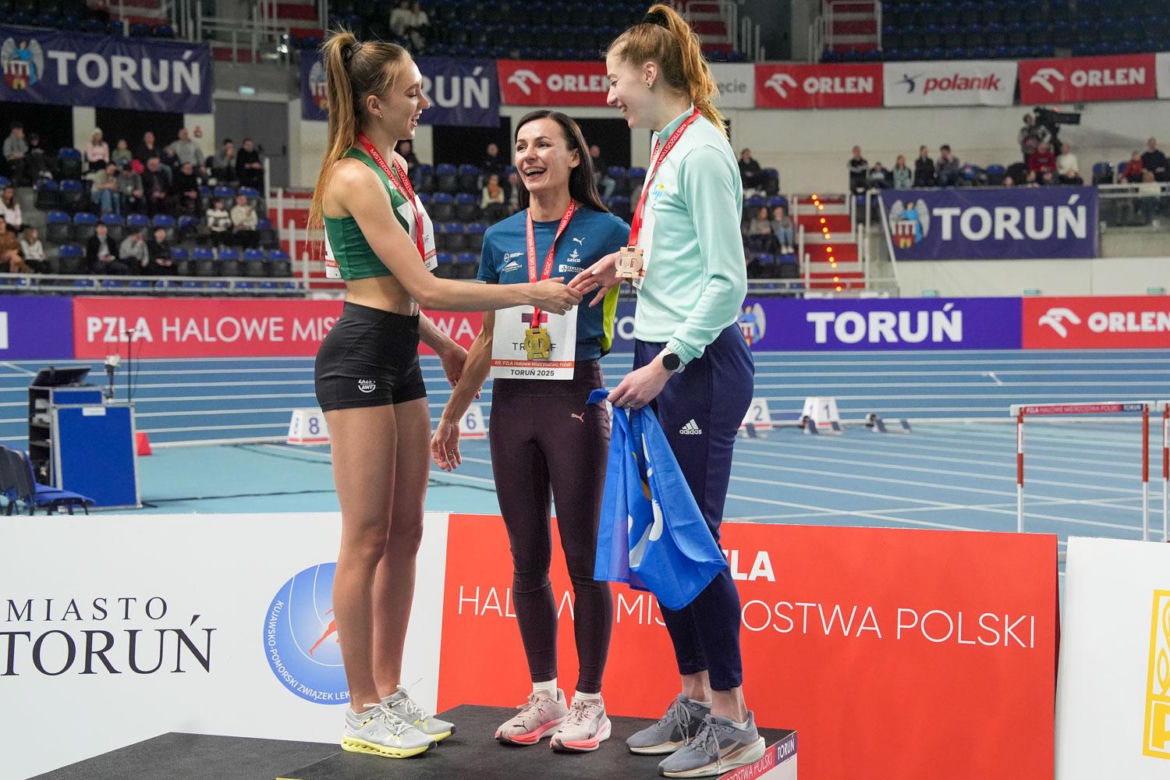 Halowe Mistrzostwa Polski 2025 w Arenie Toruń. Zdjęcia kibiców z trybun i sportowców