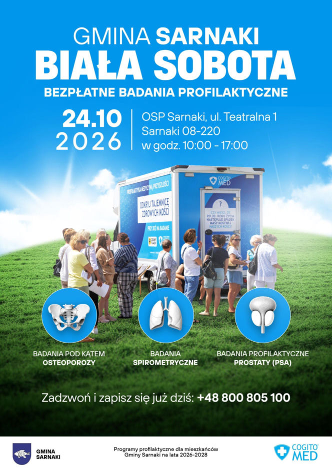 Bezpłatne badania w gminie Sarnaki