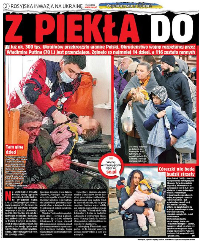 Pierwsze dni wojny w Ukrainie. Tak relacjonowaliśmy je w "Super Expressie"