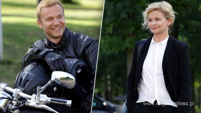 M jak miłość odc. 1024. Marta (Dominika Ostałowska), Andrzej Budzyński (Krystian Wieczorek)