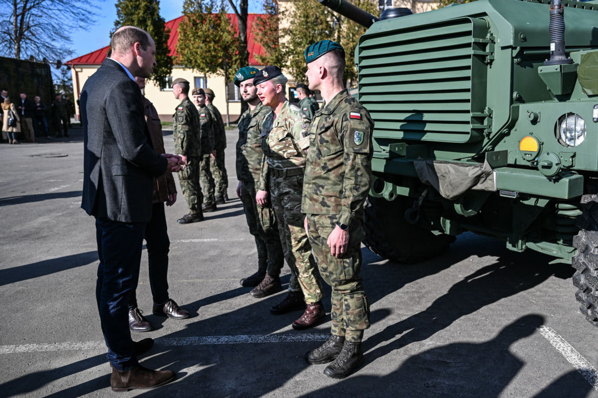 Książę William z wizytą w Polsce. Odwiedził żołnierzy w Rzeszowie