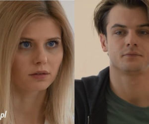 Barwy szczęścia. Iwona (Izabela Zwierzyńska), pacjent Paweł Piasecki (Mateusz Rzeźniczak)