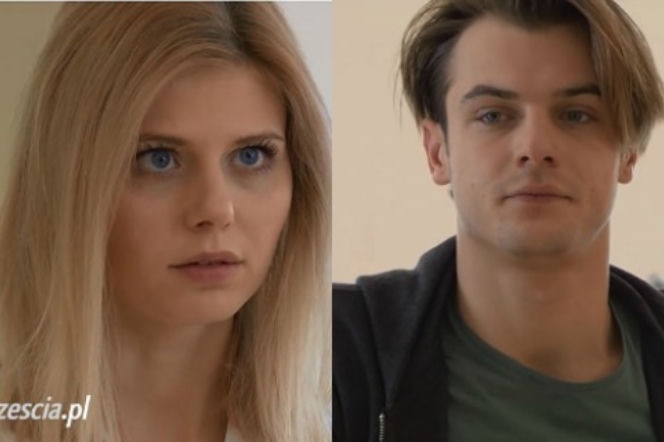Barwy szczęścia. Iwona (Izabela Zwierzyńska), pacjent Paweł Piasecki (Mateusz Rzeźniczak)
