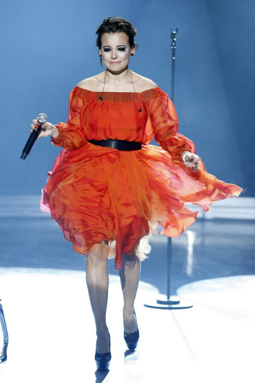 Anna Mucha w "Jak oni śpiewają" - 2008 rok