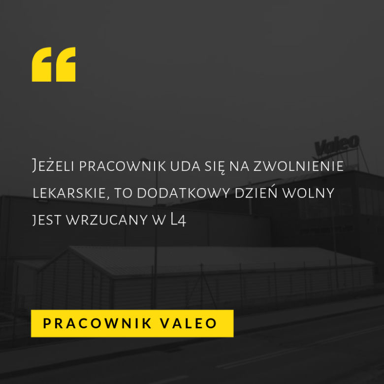 Zastraszanie i terror. Tak traktuje się pracowników w Valeo