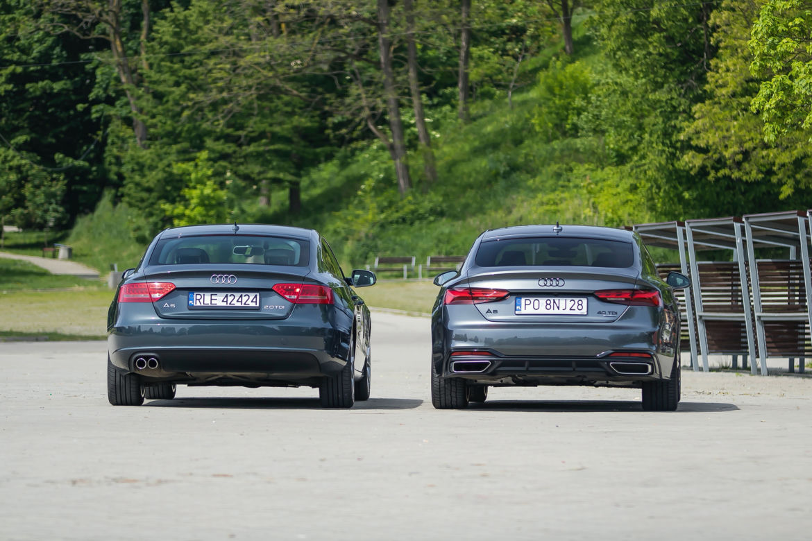 2020 Audi A5 Sportback 40 TDI quattro S tronic & 2010 Audi A5 Sportback 2.0 TDI 6MT