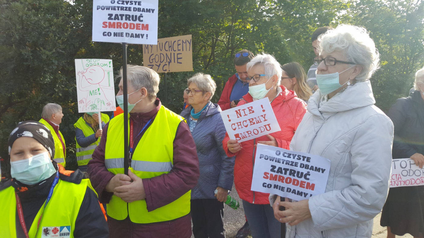 Mieszkańcy Siernieczka zablokowali ul. Fordońską