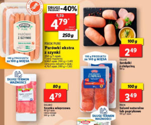Ceny podstawowych produktów - LIDL